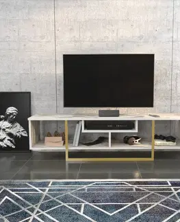 TV stolíky TV stolík Asal 150 - Gold, Ephesus