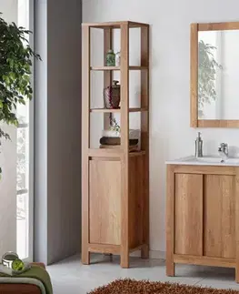 Kúpeľňový nábytok COMAD - Skrinka pod umývadlo 60cm 2 dvierka CLASSIC OAK 5907611647653