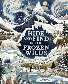 Leporelá, krabičky, puzzle knihy Hide and Find in the Frozen Wilds - Scholastic