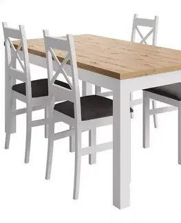 Jedálenské zostavy Jedálenská zostava Agal artisan/biela