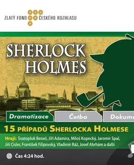 Detektívky, trilery, horory Radioservis 15 případů Sherlocka Holmese