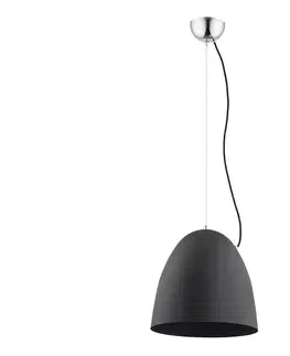 Svietidlá  Luster na lanku ZETES 1xE27/15W/230V čierna 60276