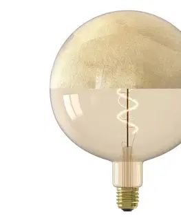 Žiarovky  LED stmievateľná filamentová žiarovka s vrchlíkom G200 E27/4W/230V 1800K zlatá CRI 90 8712879155850