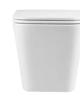 Závesné wc sety CERSANIT predstenový inštalačný systém s bielym tlačidlom K97-516 + WC INVENA FLORINA /VÍROVÉ SPLACH/ WITH SOFT  se sedlem RIMLESS K97-526 516 FL1