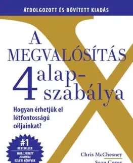 Podnikanie, obchod, predaj A megvalósítás 4 alapszabálya - Hogyan érhetjük el létfontosságú céljainkat? - Sean Covey,Jim Huling,Chris McChesney