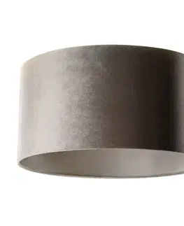 Tienidlo na lampu Zamatový tienidlo taupe 50/50/25