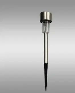 Solárne dekoračné lampy Solárna lampa PIN INOX EKO0594