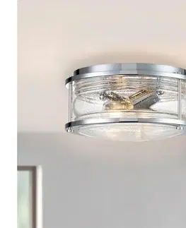Svietidlá Elstead Quintiesse QN-ASHLANDBAY-F-PC-BATH-Kúpeľňové stropné svietidlo ASHLAND 2xE27/60W/230V IP44 QN-ASHLANDBAY-F-PC-BATH