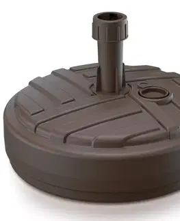 Stojany a držiaky na slnečníky a sušiaky NABBI MPOD podstavec pod slnečník 10 l hnedá