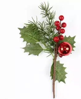 Vianočné dekorácie – do vnútra Halúzka - ozdoba 26cm 44066
