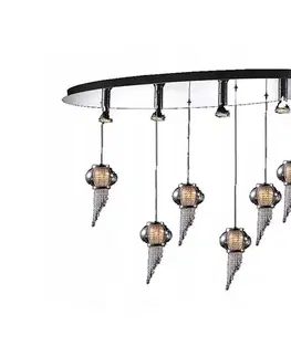 Svietidlá  MD115824-6PLUS4L O - Luster na lanku CARLO 10xG4/20W/230V MD115824-6PLUS4L O