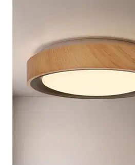 Svietidlá BRILAGI - LED stropné svietidlo FLOCO LED/24W/230V, priemer 30 cm, drevo/čierna WO800-OEM51-30-BLK