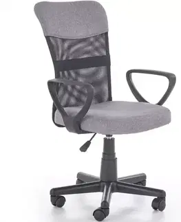 Otočné kreslá Kancelárske kreslo Timmy Šedá/čierna