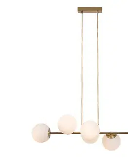 Svietidlá Rabalux 72249 - Luster na lanku KIARA 6xE27/35W/230V zlatá 72249