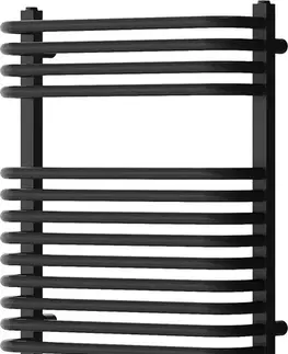 Radiátory do kúpeľne MEXEN - Apollo vykurovací rebrík/radiátor 660 x 550 mm, 384 W, čierna W117-0660-550-00-70