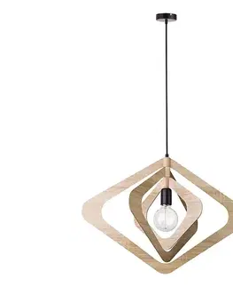 Svietidlá Viokef Lighting Závesný luster ROXIE 1xE27/15W/230V hnedý 4184300