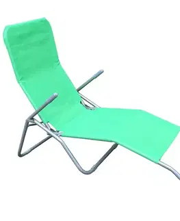 Záhradné lehátka Záhradné ležadlo D-054 zelené