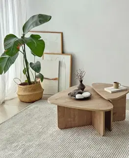 Sady stolíkov Súprava konferenčných stolíkov Ballare Set - Sapphire Oak