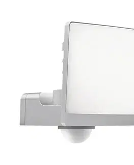 Záhradné lampy  LED Reflektor so senzorom pohybu a súmraku DAVOS LED/30W/230V IP54 biely ML2112