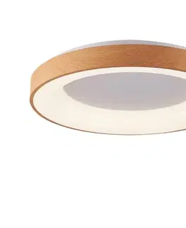 Svietidlá Azzardo  - LED Stmievateľné stropné svietidlo SANTANA LED/80W/230V hnedá +DO 