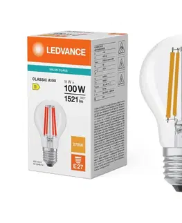 LED osvetlenie LED Žiarovka CLASSIC FILAMENT A60 E27/11W/230V 2700K - Ledvance 4099854476556