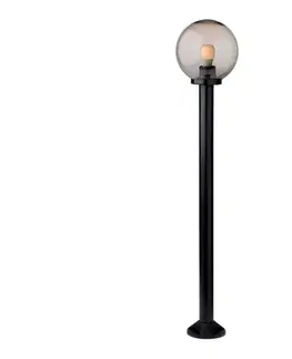 Záhradné lampy Redo 9776 - Vonkajšia lampa SFERA 1xE27/42W/230V IP44 25x125 cm hnedá 9776