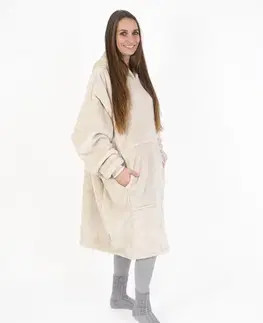 Dámske mikiny MKLozkoviny.sk Baránková mikina mikroplyš – Laura prírodná veľkosť L