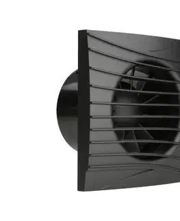 Ventilátory Dalap 41096ZW - Axiálny látor s časovačom 125 DARK ZW 10W/230V 41096ZW