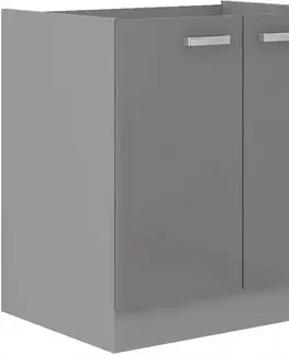 Kuchynské skrinky stojace Skrinka do kuchyne Grey 80ZL 2F BB