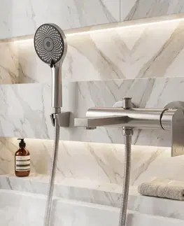 Kúpeľňové batérie REA - Kúpeľňová batéria Hunter Brush Nickel REA-B2230