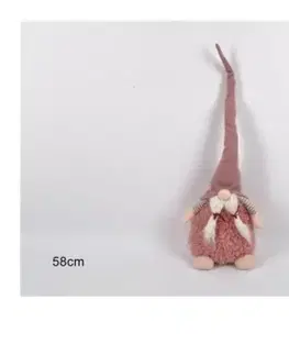 Vianočné dekorácie MAKRO - Škriatok vianočný 58cm rôzne druhy