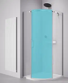 Sprchové dvere POLYSAN - THRON COMPONENT štvrťkruhová sprchová zástena 900x900, číre sklo, pravá TL2690BR