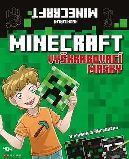 Pre deti a mládež - ostatné Vyškrabovací masky: Minecraft - Daniele Sapuppo