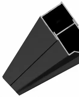 Sprchové kúty Magnetickú lištu Molier black 190 Rea K6395