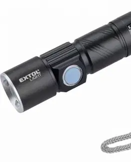 Svetlá a baterky EXTOL LIGHT Svietidlo nabíjateľné 150lm, 3W XPE, 3,7V/450mAh, Lion