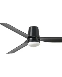 LED osvetlenie FARO Barcelona FARO 33830WT-1TW-LED Stm. vent. PUNT TUB M LED/18W/230V čierna pr. 132 cm WT + DO 33830T1TW