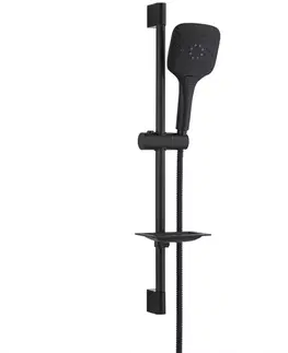 Sprchové súpravy a sety Sprchový set Rea Black 3F