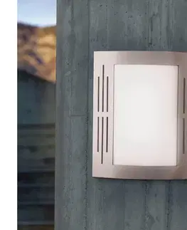 Záhradné lampy EGLO 82309 - Vonkajšie nástenné svietidlo CITY 1xE27/15W/230V IP44 82309