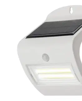 Záhradné lampy Rabalux - LED solárne nástenné svietidlo so senzorom IP44 7970