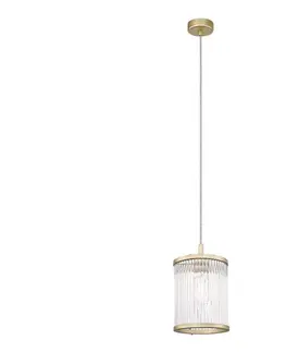 Svietidlá Zuma Line P0528-01F-V6AC - Luster na lanku SERGIO 1xE14/60W/230V zlatá P0528-01F-V6AC