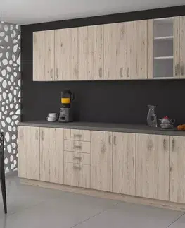 Modulový kuchynský nábytok Kuchynská linka Sara sonoma bez dosku 260