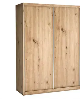 Šatníkové skrine Skriňa Maciej 180 artisan