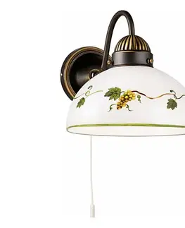 Svietidlá Kolarz 731.61.122 - Nástenná lampa NONNA 1xE27/75W/230V víno 731.61.122