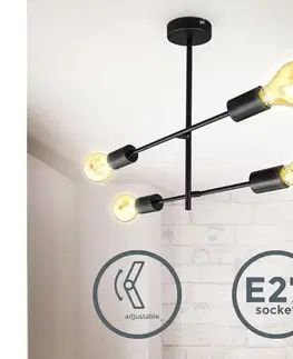 Svietidlá B.K. Licht 1343 - Luster na tyči 4xE27/60W/230V 1343