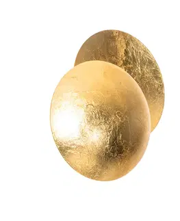 Nástenné osvetlenie Moderná nástenná lampa zlatá - Sunrise