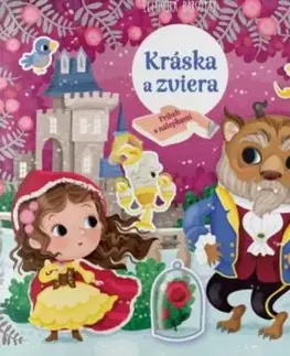 Rozprávky Kráska a zviera - príbeh s nálepkami - Eleonora Barsotti