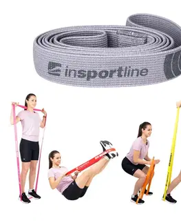 Ostatné fitness náradie Posilňovacia guma inSPORTline Rand XX Strong tmavo zelená
