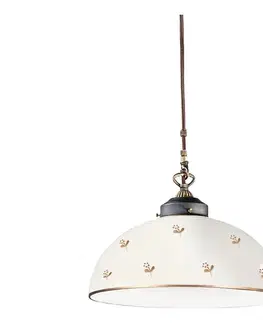 Svietidlá Kolarz 731.32.172 - Luster na lanku NONNA 1xE27/75W/230V, priemer 36 cm, kvetinový dizajn, ružové zlato 731.32.172
