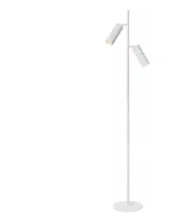Lampy Lucide 09739/02/31 - Stojacia lampa CLUBS 2xGU10/40W/230V biela 09739/02/31