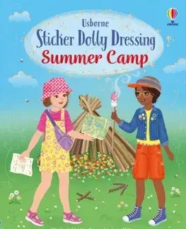 Pre dievčatá Sticker Dolly Dressing Summer Camp - Fiona Watt,Non Figg,Antonia Miller